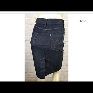 Citizens of humanity denim pencil skirt